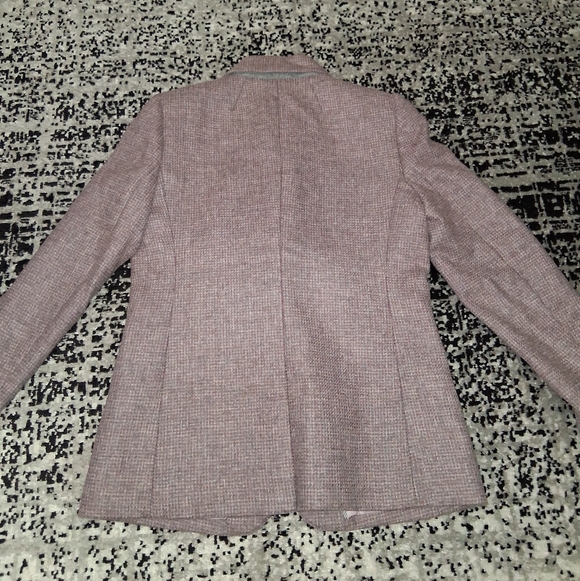 NWT ​J. Crew Parke Blazer Size 6 Moon British Wool Tweed Pink/Gray Jacket! - Picture 15 of 16